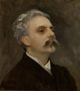 Gabriel Fauré — Portrait by John Singer Sargent, 1889.